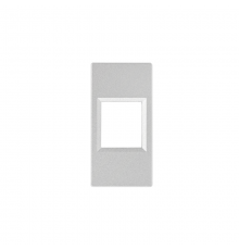 Altira Алюминий Плата лицевая W45 1 модуль (45х22.5) 1xKeystone  RIN-145-AL  SE