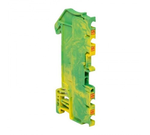 Клеммная колодка пружинная 1.5 Push-in 4 вывода земля PIT-1,5-4-pe  EKF