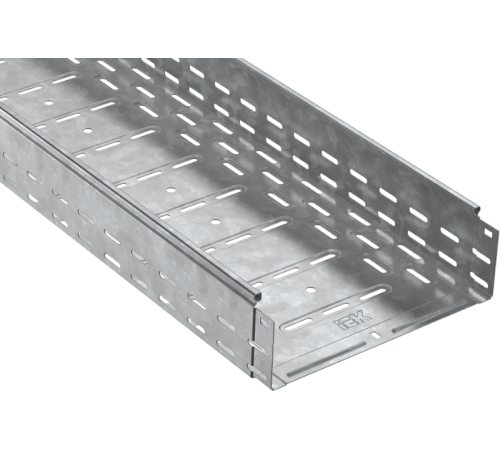 ESCA Лоток перфорированный 100х400х3000 HDZ  CLP10-100-400-3-M-HDZ  IEK