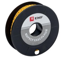 Маркер-кабельный 4,0кв.мм "4" (500шт.) (ЕС-2) EKF PROxima  plc-KM-4-4  EKF