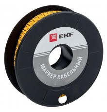 Маркер-кабельный 1,5кв.мм "4" (1000шт.) (ЕС-0) EKF PROxima  plc-KM-1.5-4  EKF