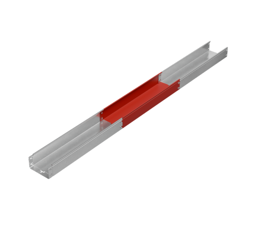 Лоток неперф. 100х200х1,2 L2500 мм "Быстрый монтаж ПЛЮС" HD  LNplus100-200-1.2-2500 HD  КМ-Профиль