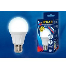 Лампа светодиодная LED-A60 10W/4000K/E27/FR/DIM PLP01WH LED, димм.. "груша", мат, серия Яркая, пр-во Россия, 4000К .  UL-00004286  Uniel