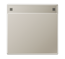 Клавиша для выключателя с полем для надписи; благородная сталь  ES2990NA  Jung