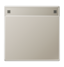 Клавиша для выключателя с полем для надписи; благородная сталь  ES2990NA  Jung