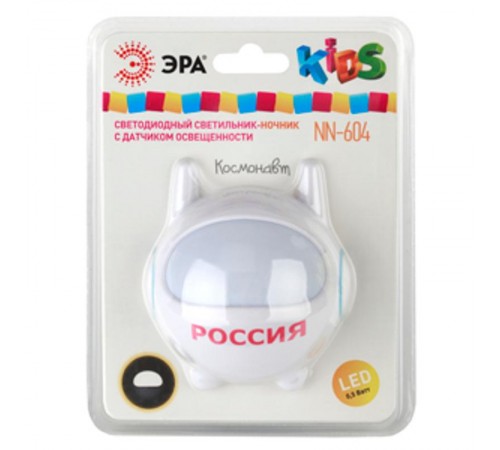 Ночник NN-604-LS 0,5Вт светодиодный белый  Б0019096  ЭРА