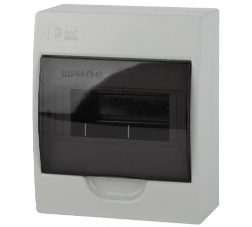 Бокс пластиковый навесной ЩРН-П-08  8 мод. SIMPLE  Б0041523  ЭРА