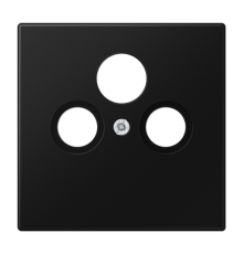 Kрышка для SAT-TV-FM розеток; термопласт; черный матовый  LS990SATSWM  Jung