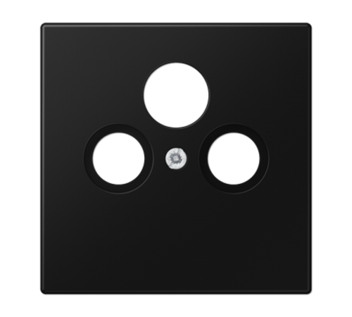 Kрышка для SAT-TV-FM розеток; термопласт; черный матовый  LS990SATSWM  Jung