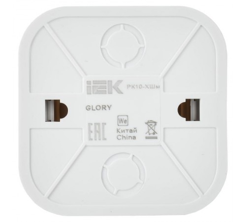 GLORY Розетка компьютерная RJ45 кат.5E о/у РК10-ХШм шампань матовый  EKH10-K37M  IEK
