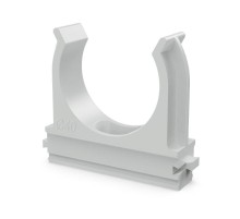 Крепеж-клипса для труб Полистирол д40 (10шт/300шт уп/кор)  PR.02740м  Промрукав