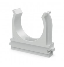 Крепеж-клипса для труб Полистирол д40 (10шт/300шт уп/кор)  PR.02740м  Промрукав