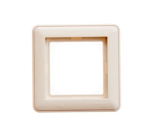 W59 Aqua Слоновая кость Рамка 1-ая IP44  KD-1B-28  SE