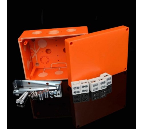 Коробка огнестойкая Е90, 176х126х87, IP66, с двойными керамическими клеммниками 5x1,5-10 мм2 KSK 175 (2PO10)  KSK 175_2PO10  Kopos