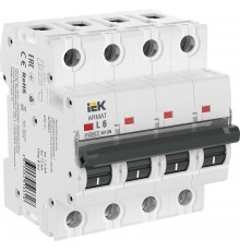 Выключатель автоматический четырёхполюсный M10N 4P L 6А 10кА ARMAT  AR-M10N-4-L006  IEK