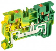 Колодка клеммная CP-PEN земля 4мм2 желто-зеленая  YCT21-00-K52-004  IEK