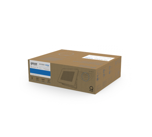 Прожектор светодиодный Qplus 400W 48000lm 6500K 175-265V IP65 графитовый линзованный 40°  690511400L  Gauss