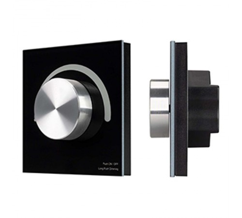 INTELLIGENT ARLIGHT Роторная панель SMART-1-10V-301-31-DIM-IN Black (24-48V, 2.4G) (IARL, IP20 Пластик, 5 лет)  036243  Arlight