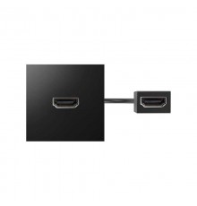 Simon S400 Модуль с адаптером, проходной HDMI мама/мама, черный, Simon 400  40001194-038  Simon