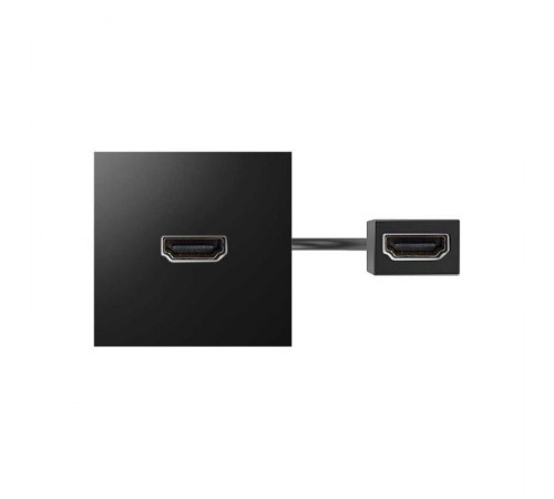Simon S400 Модуль с адаптером, проходной HDMI мама/мама, черный, Simon 400  40001194-038  Simon