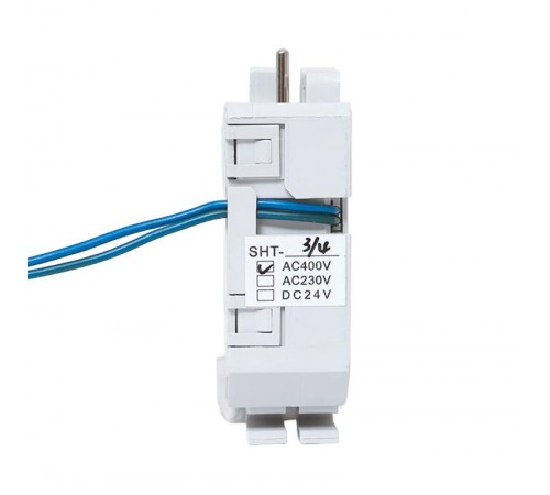 AV POWER-3/4 Независимый расцепитель SHT AC400В слева  mccb-34-SHT-ac400-av  EKF