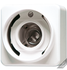 Патрон для лампочки (без колпачка), резьба Е 10; слоновая кость  637-10A  Jung