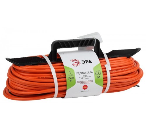 Удлинитель силовой ЭРА UFx-1e-3x1.5-40m-IP44 на рамке c/з 1 гн 40м ПВС 3x1.5  Б0046813  ЭРА