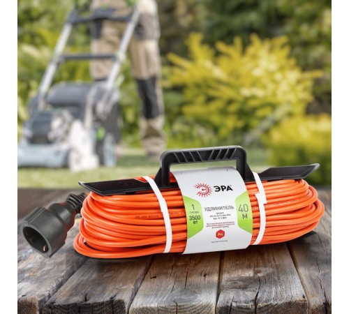 Удлинитель силовой ЭРА UFx-1e-3x1.5-40m-IP44 на рамке c/з 1 гн 40м ПВС 3x1.5  Б0046813  ЭРА