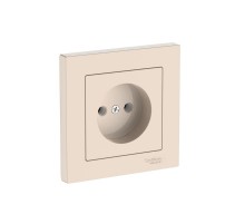 AtlasDesign Бежевый Розетка без заземления, 16А, (в сборе с рамкой), быстрозажимные клеммы  ATN000240S  SE