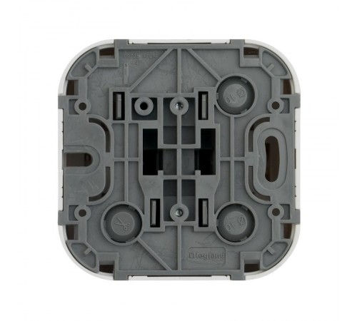 Quteo Белый Кнопка 1-клавишная 6А  782205  Legrand