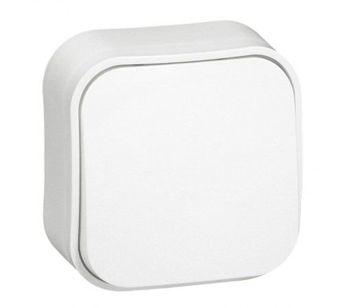 Quteo Белый Выключатель 1-клавишный 10А  782200  Legrand