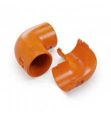 Соединитель угловой разборный оранжевый d25 мм (30шт/480шт уп/кор)  PR13.1207  Промрукав