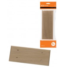 Накладка на бревно деревянная универсальная НБУ 1Пх3 280 мм, под покраску  SQ1821-0321  TDM