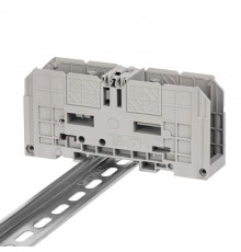 Клемма проходная, болтовой зажим, 2 точки подключения,  70 кв.мм, серая  FER-70  DKC