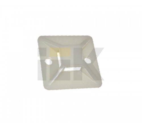 Площадка самоклеящаяся 40х40 белая под хомуты (100шт)   UHP30-40-100  IEK