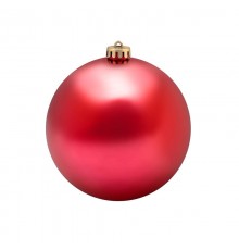 Елочная фигура "Шар" 15 см, цвет красный  502-022  NEON-NIGHT