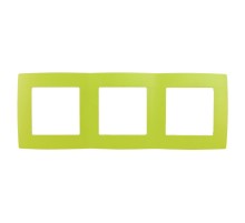 Рамка на 3 поста 12-5003-26  ,  лайм  Б0019409  ЭРА