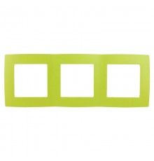 Рамка на 3 поста 12-5003-26  ,  лайм  Б0019409  ЭРА