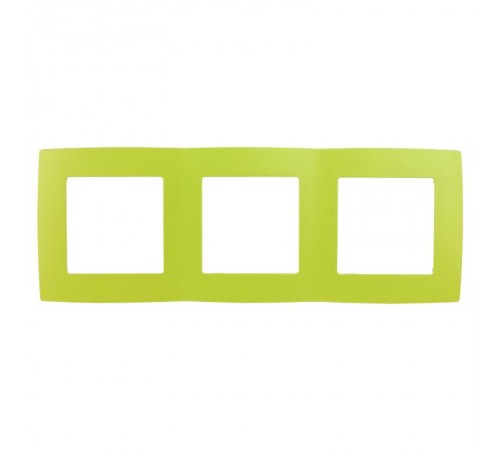 Рамка на 3 поста 12-5003-26  ,  лайм  Б0019409  ЭРА