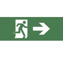 Самоклеющая этикетка INFO-DBA-002 "Фигура/стр. вправо" ДПА/ДБА IP20/54  Б0048454  ЭРА