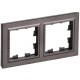 BRITE Рамка 2-ая IP44 РУ-2-БрТБ-44 темная бронза  BR-M22-44-K45  IEK