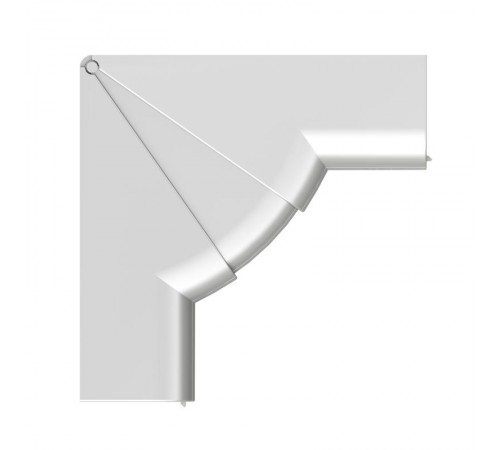 Угол внутренний 90х50 мм изменяемый (70-120 град.) цвет серый металлик  09551G  DKC