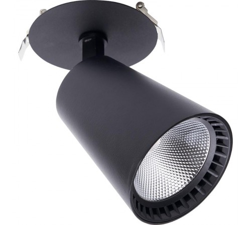 Светильник светодиодный встраиваемый AL181 20W 4000K черный  41004  Feron