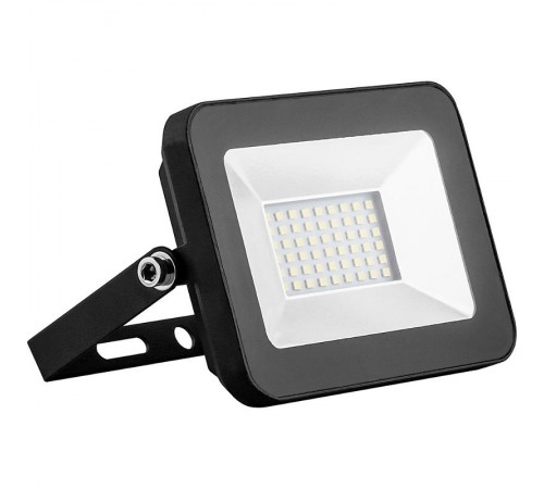 Прожектор светодиодный SFL90-20 2835SMD 20W 6400K AC220V/50Hz IP65, черный в компактном корпусе 126*27*85мм  55064  SAFFIT