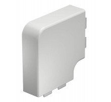 Крышка плоского угла кабельного канала WDK 40x110 мм (ПВХ,белый) (WDK HF40110RW)  6192874  OBO Bettermann