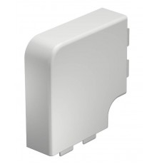 Крышка плоского угла кабельного канала WDK 40x110 мм (ПВХ,белый) (WDK HF40110RW)  6192874  OBO Bettermann
