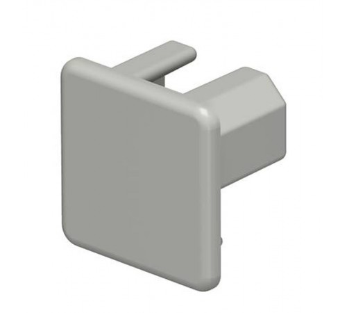 Торцевая заглушка кабельного канала WDK 20x20 мм (ПВХ,серый) (WDK HE20020GR)  6158706  OBO Bettermann