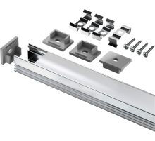 Профиль для светодиодной ленты   95 327 NPR-02-SET накладной с рассеивателем  95327  Navigator