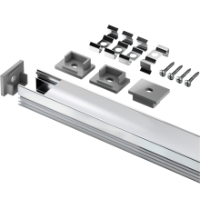 Профиль для светодиодной ленты   95 327 NPR-02-SET накладной с рассеивателем  95327  Navigator