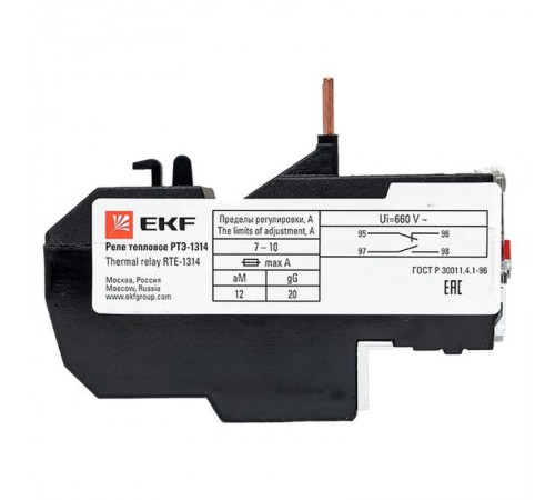 Реле тепловое РТЭ-1314 7-10А EKF PROxima  rel-1314-7-10  EKF